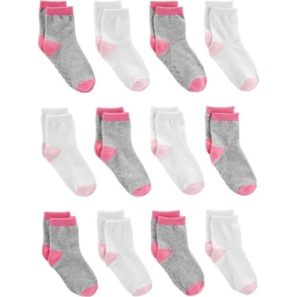 Simple Joys by Carter's Baby and Toddler 12-Pack Sock Ankle 12-24M